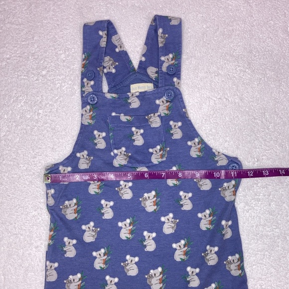 Jojo maman bebe soft cotton koala bear overalls 18/24m - Picture 3 of 9